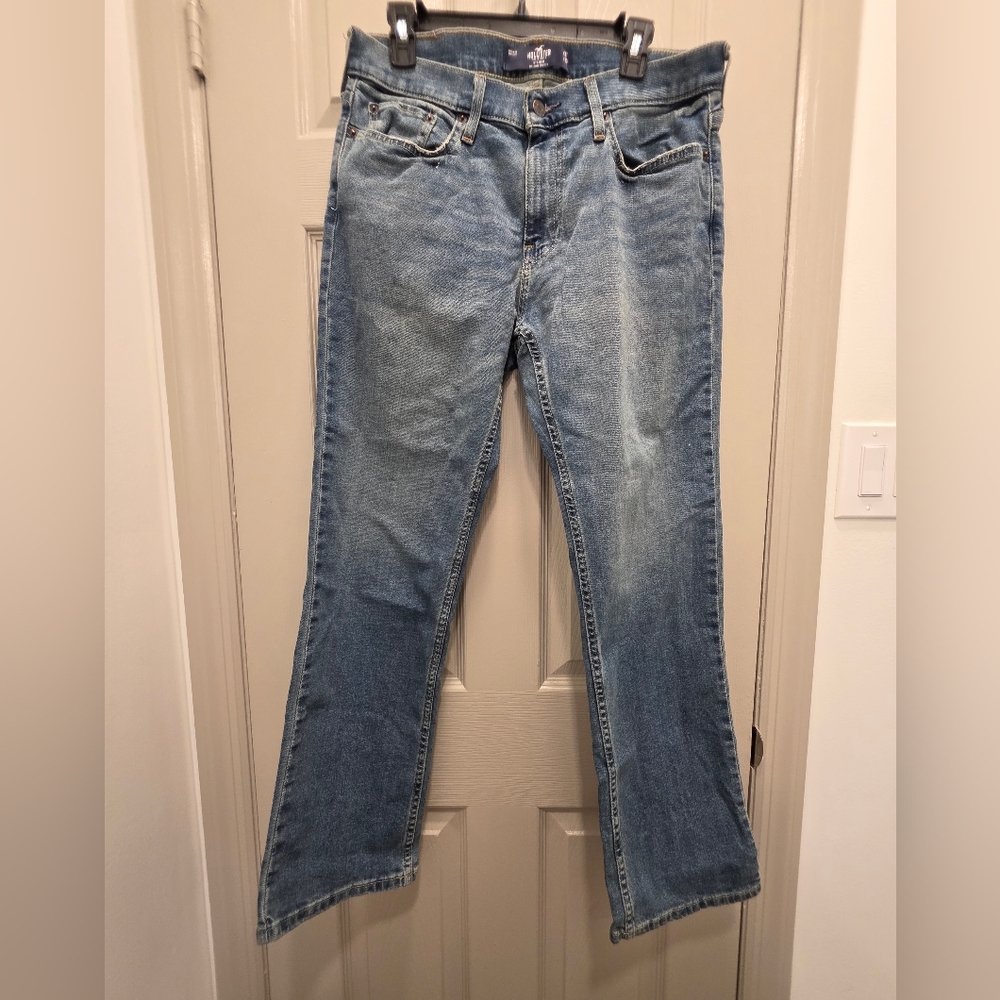 Hollister Men's Epic Flex Straight Denim Jeans